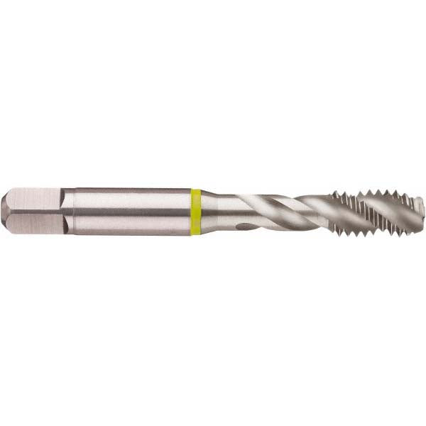 Guhring 9039030160000 Spiral Flute Tap M16 x 2.00, Metric Coarse, 3 Flute, Modified Bottoming, 6H Class of Fit, Cobalt, Bright/Uncoated