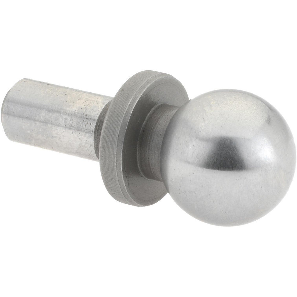 Gibraltar 826816-G Shoulder Tooling Ball Inspection, 1/2" Ball Dia, 1/4" Shank Dia, Press-Fit