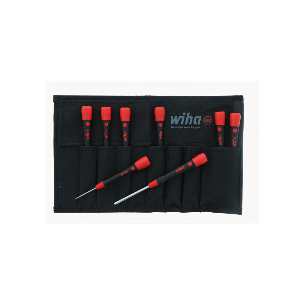 Wiha 26193 Screwdriver Set 8 Pc, Phillips & Slotted