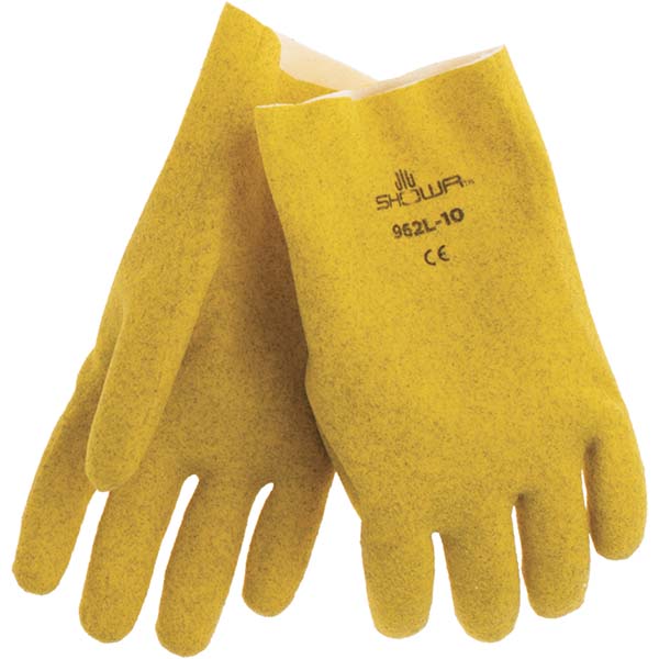 SHOWA 962L-10 Vinyl Work Gloves