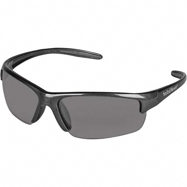 Smith & Wesson 21297 Safety Glass Anti-Fog & Scratch-Resistant, Polycarbonate, Smoke Lenses, Full-Framed, UV Protection