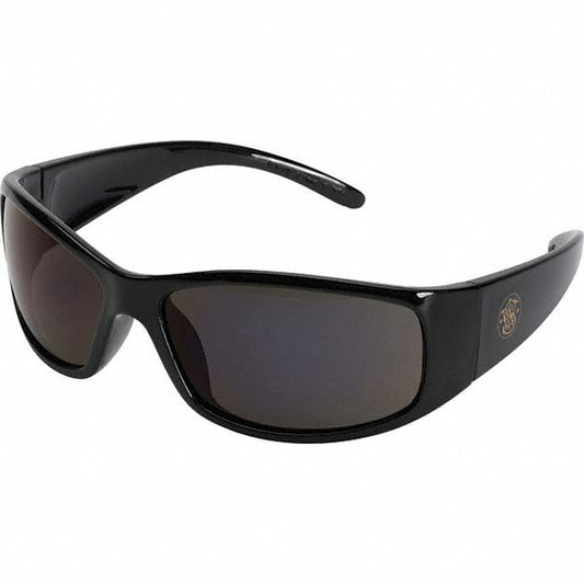 Smith & Wesson 21303 Safety Glass Anti-Fog & Scratch-Resistant, Polycarbonate, Smoke Lenses, Full-Framed, UV Protection