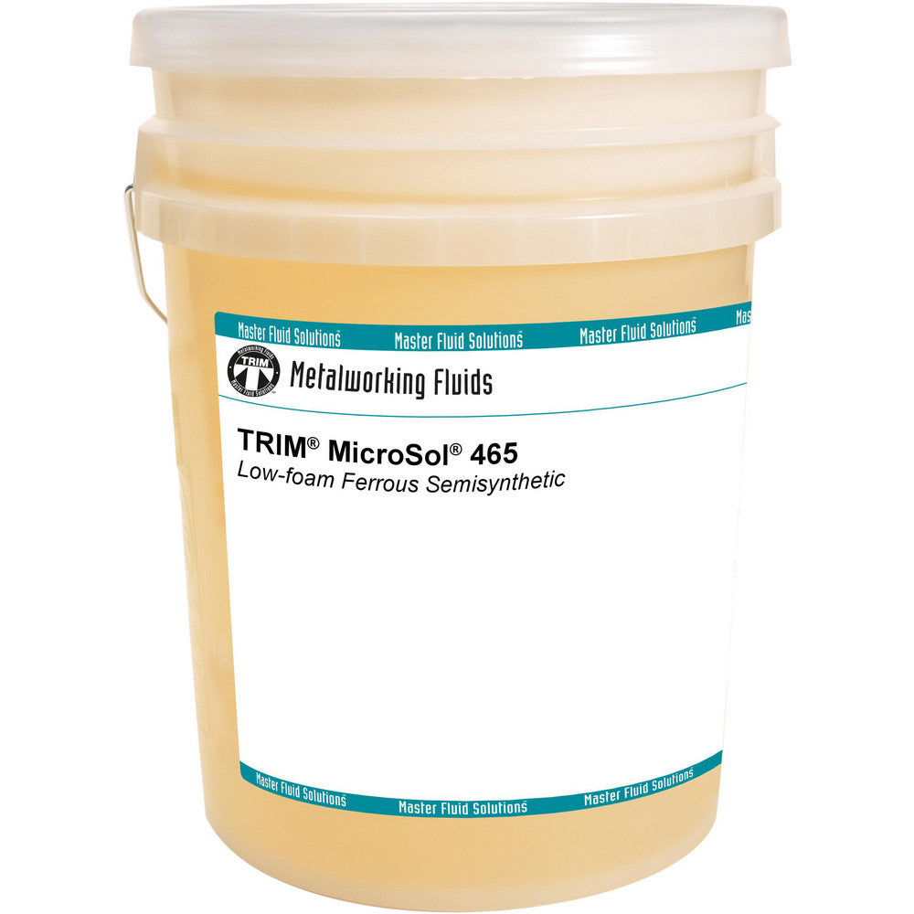 Master Fluid Solutions MS465-5G Microemulsion Fluid TRIMÂ® TRIM MicroSol 465, Liquid, 5 gal Pail