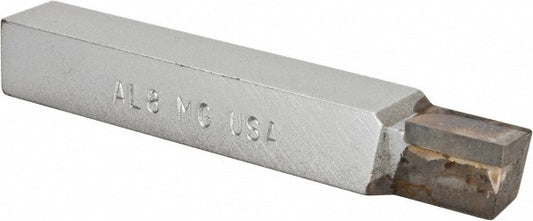 Accupro 120-MG Single Point Tool Bit 1/2'' Shank Width, 1/2'' Shank Height, Micrograin Solid Carbide Tipped, LH, AL, Square Shoulder Turning