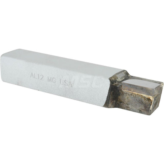 Accupro 130-MG Single Point Tool Bit 3/4'' Shank Width, 3/4'' Shank Height, Micrograin Solid Carbide Tipped, LH, AL, Square Shoulder Turning