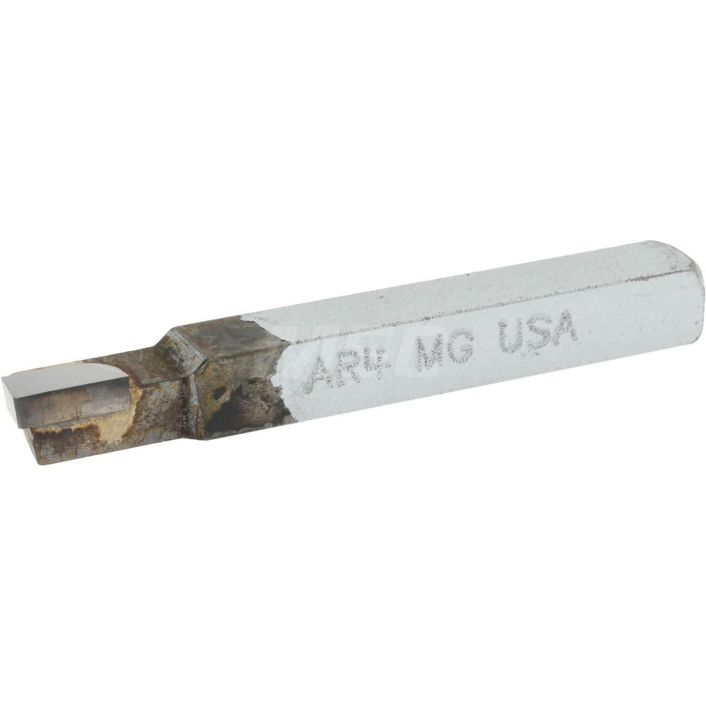 Accupro 1-MG Single Point Tool Bit 1/4'' Shank Width, 1/4'' Shank Height, Micrograin Solid Carbide Tipped, RH, AR, Square Shoulder Turning