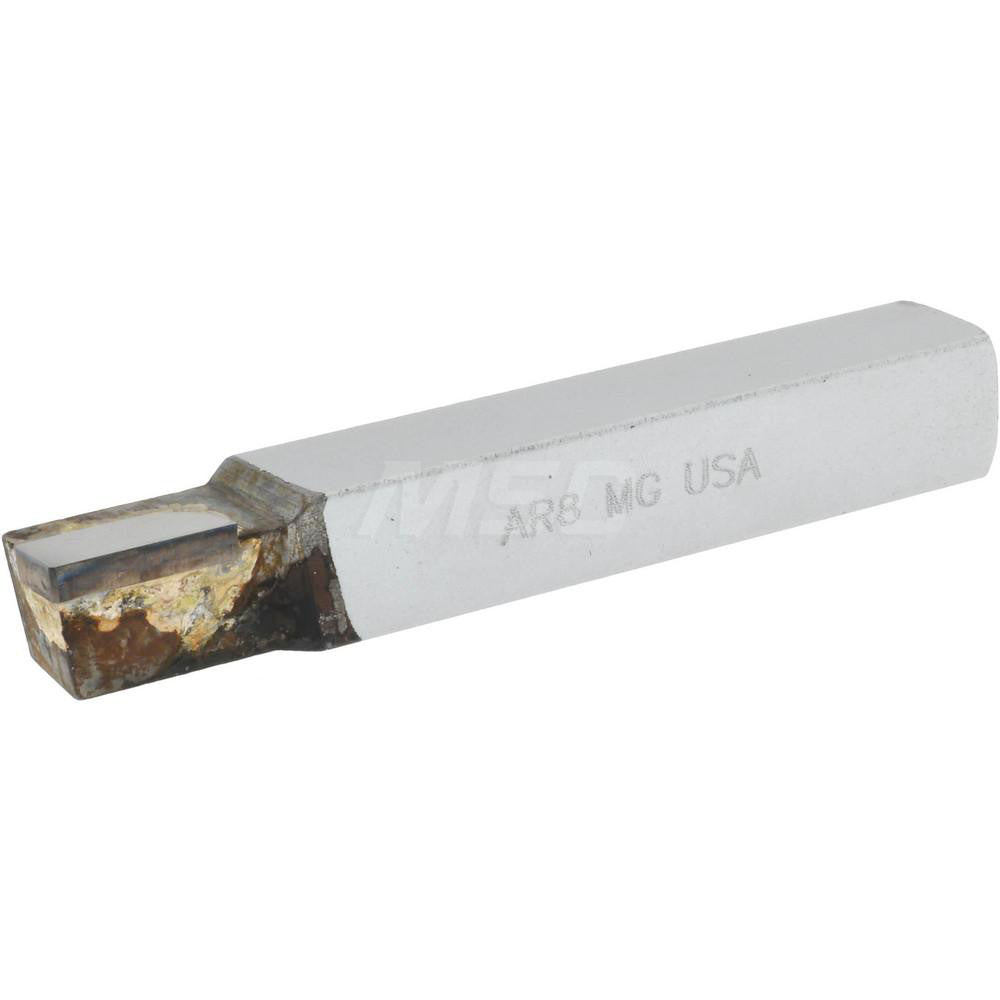 Accupro 21-MG Single Point Tool Bit 1/2'' Shank Width, 1/2'' Shank Height, Micrograin Solid Carbide Tipped, RH, AR, Square Shoulder Turning