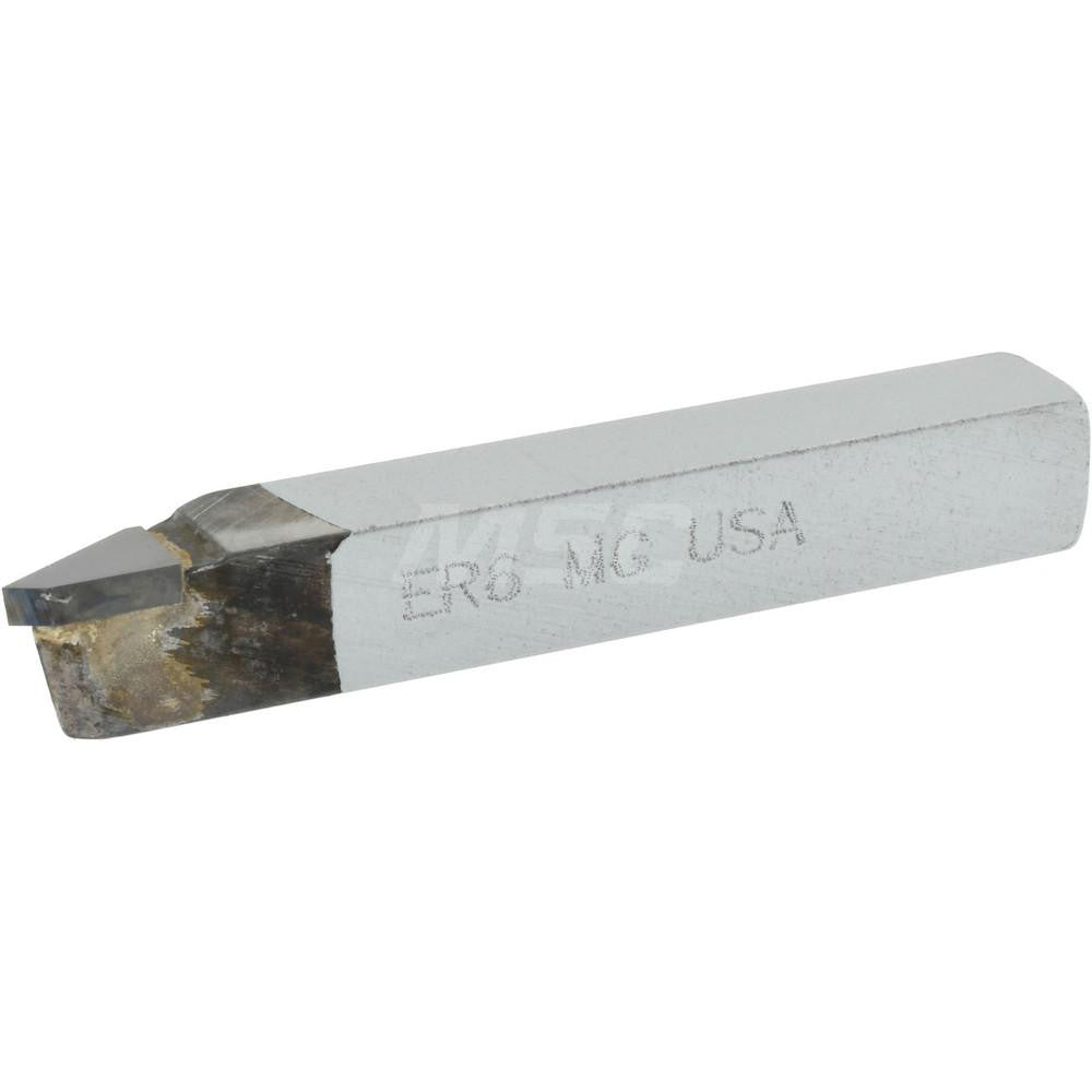 Accupro 703-MG Single Point Tool Bit 3/8'' Shank Width, 3/8'' Shank Height, Micrograin Solid Carbide Tipped, RH, ER, Offset Threading