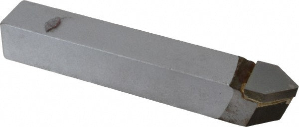 Accupro 525-MG Single Point Tool Bit 5/8'' Shank Width, 5/8'' Shank Height, Micrograin Solid Carbide Tipped, Neutral, D, Pointed Nose