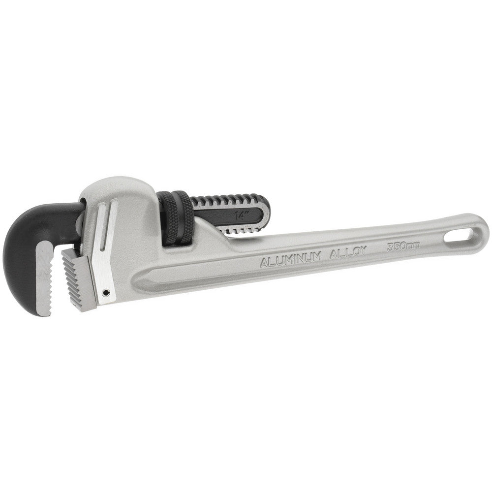 Pro-Source TD0505A 14" Straight Pipe Wrench 2" Max, 14" OAL, Aluminum