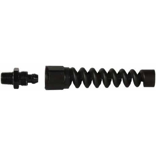 Legacy RP900375 Air Hose End Fitting & Bend Restrictor Black Anodized Aluminum