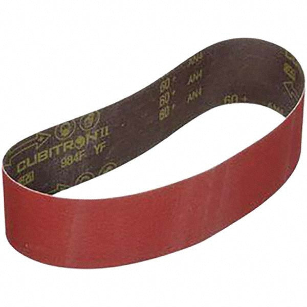 3M 7010300123 Abrasive Belt 8" Wide, 132" Long, 36 Grit, Ceramic