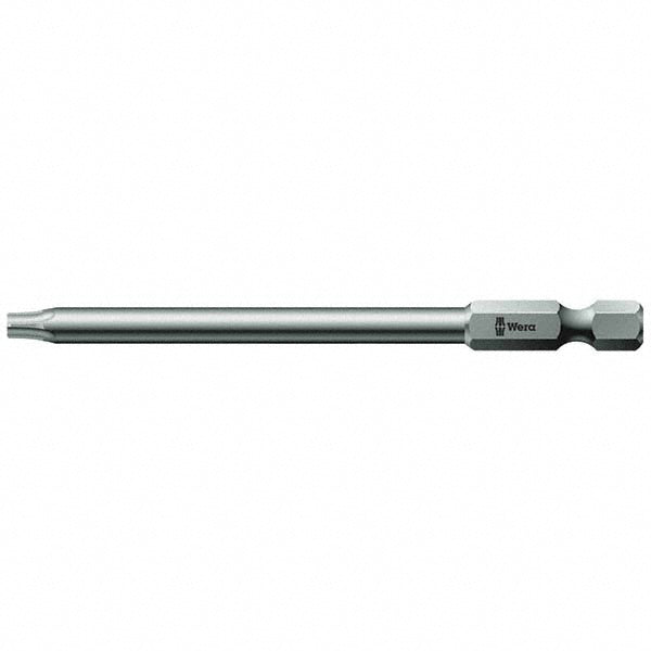 Wera 05060187001 Power Screwdriver Bit T15 Torx, TX15 Speciality Point Size, 1/4" Hex Drive