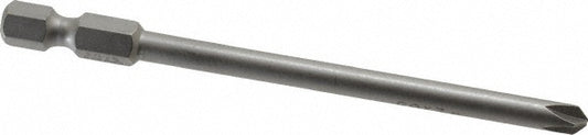 Wera 05066683001 Power Screwdriver Bit #2 Torq-Set Speciality Point Size, 1/4" Hex Drive
