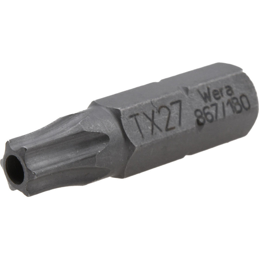 Wera 05066520001 1/4" Drive T27 Tamperproof Torx Screwdriver Bit