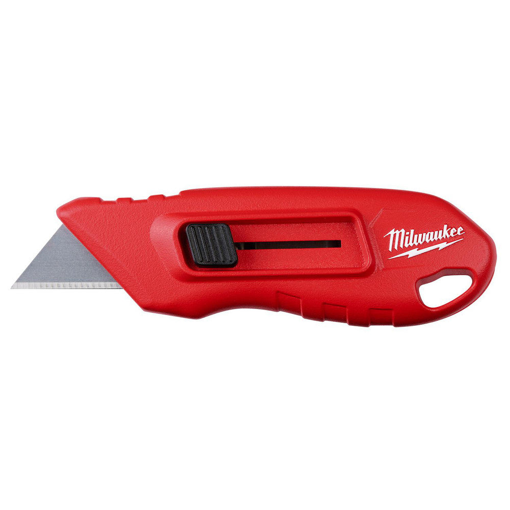 Milwaukee Tool 48-22-1516 Utility Knives, Snap Blades & Box Cutters Blade Type Utility  Handle Material Aluminum Steel  Blade Material Steel  Blade Length (Decimal Inch) 2.4000  Handle Length (Inch) 4.6000  Blade Edge Type Straight