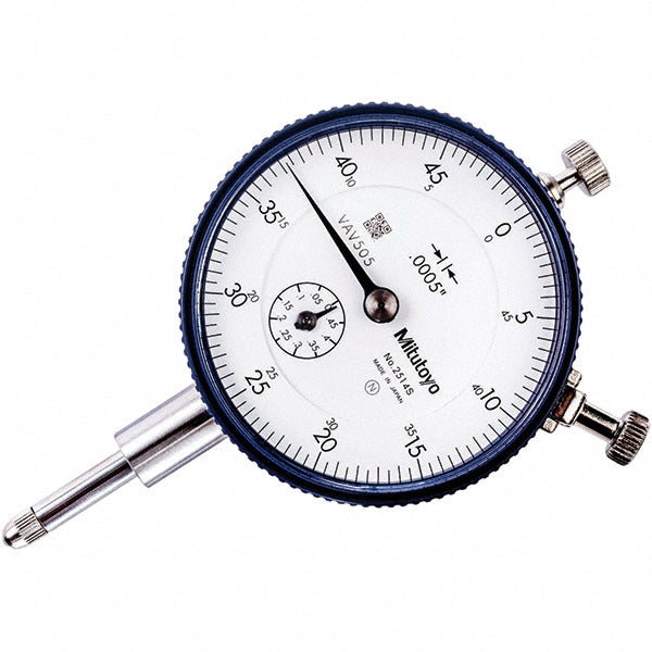 Mitutoyo 2514AB Dial Drop Indicator 0.5000" Max Measurement, 0-50 Dial Reading, 0.000500" Accuracy