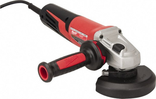 Milwaukee Tool 6117-33D Corded Angle Grinder 5" Wheel Dia, 2,800 to 11000 RPM, 5/8-11 Spindle