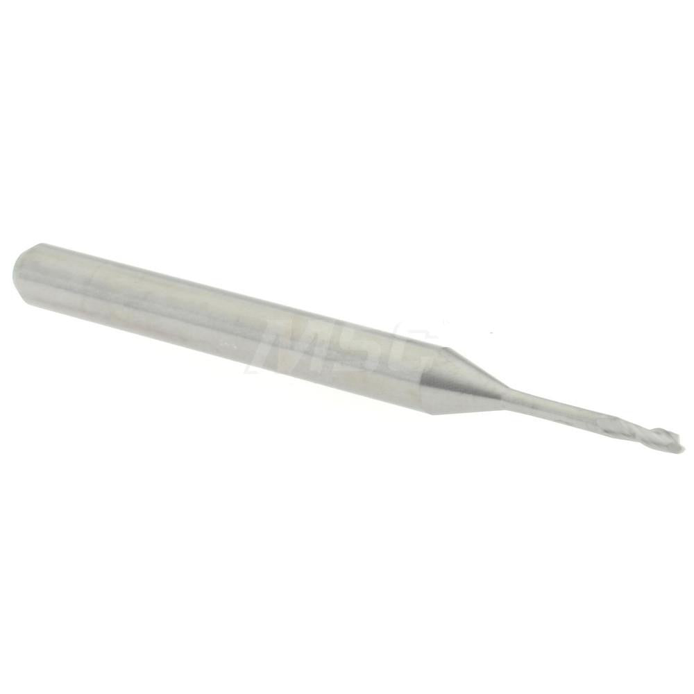 Accupro 14797108 Square End Mill 0.04" Dia, 0.12" LOC, 2 Flutes, Solid Carbide