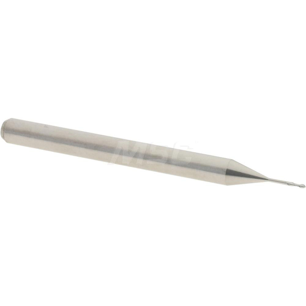 Accupro 14797426 Ball End Mill 0.02" Dia, 0.06" LOC, 2 Flute, Solid Carbide