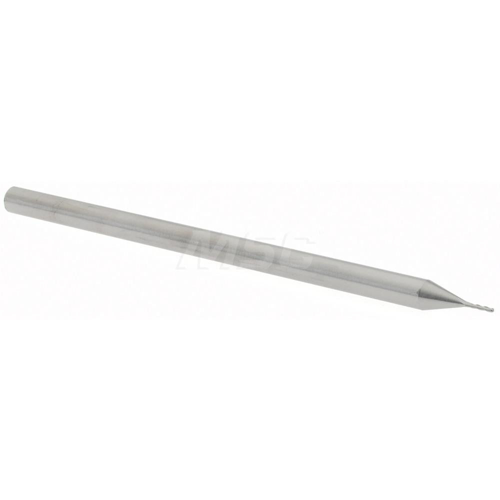 Accupro 14797449 Ball End Mill 0.02" Dia, 0.1" LOC, 3 Flute, Solid Carbide