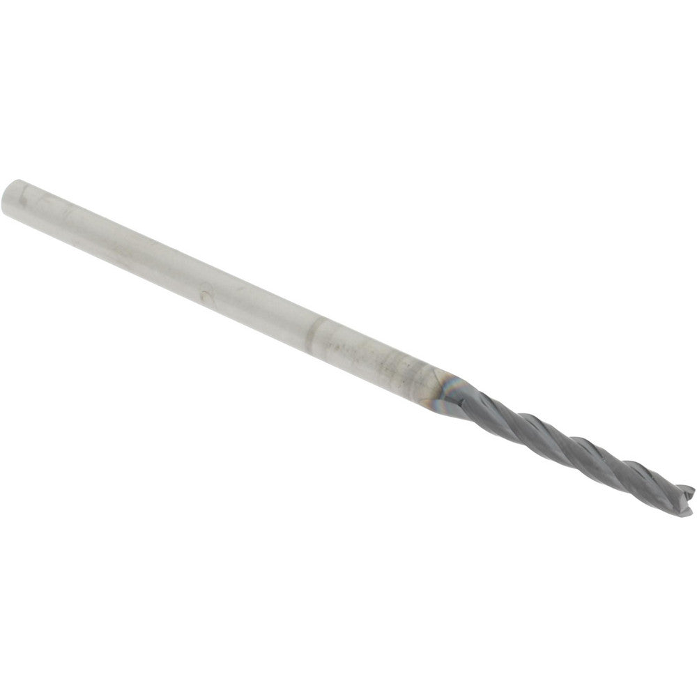 Accupro 14883526 Square End Mill 0.1" Dia, 3/4" LOC, 3 Flutes, Solid Carbide