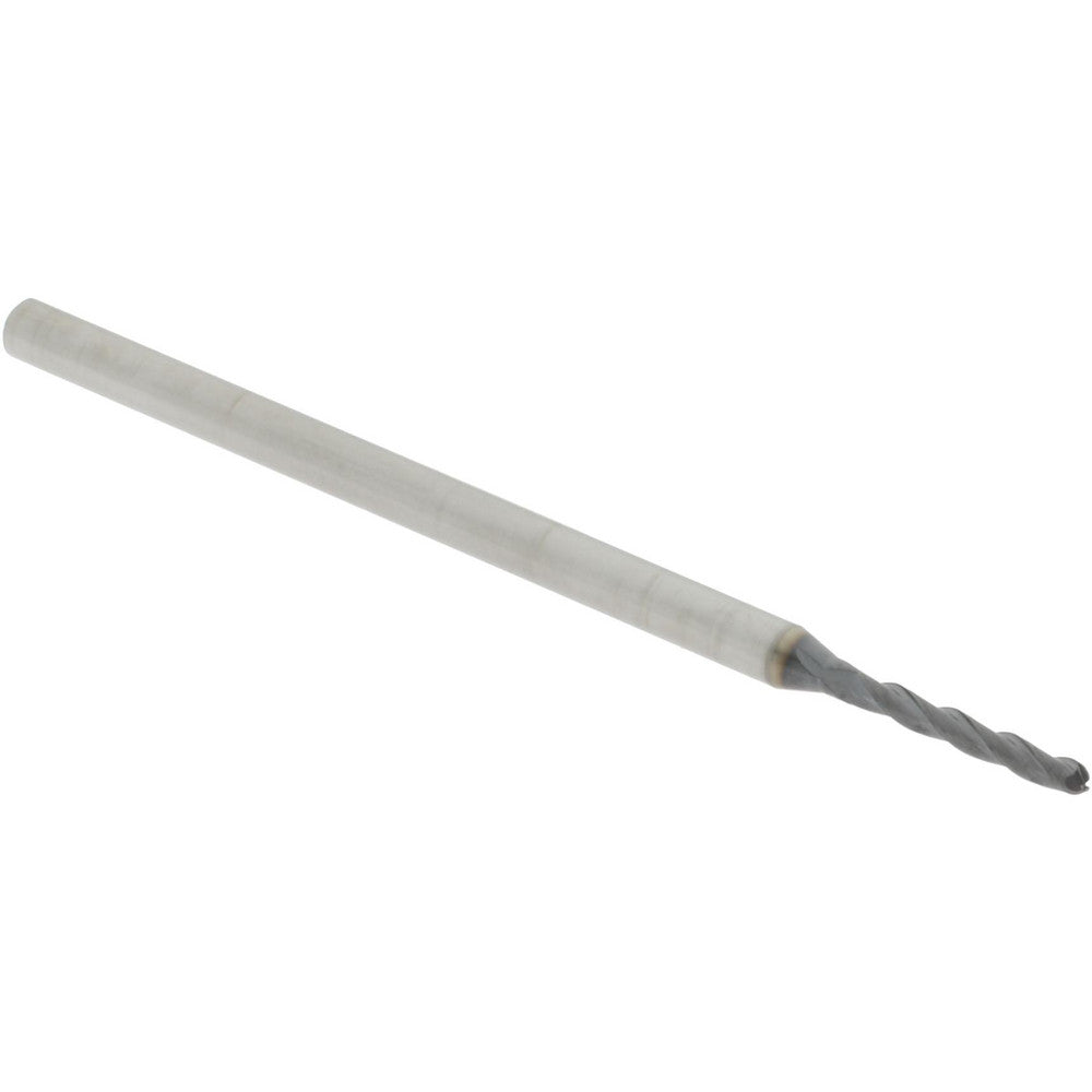 Accupro 14797483 Ball End Mill 0.07" Dia, 0.5" LOC, 3 Flute, Solid Carbide