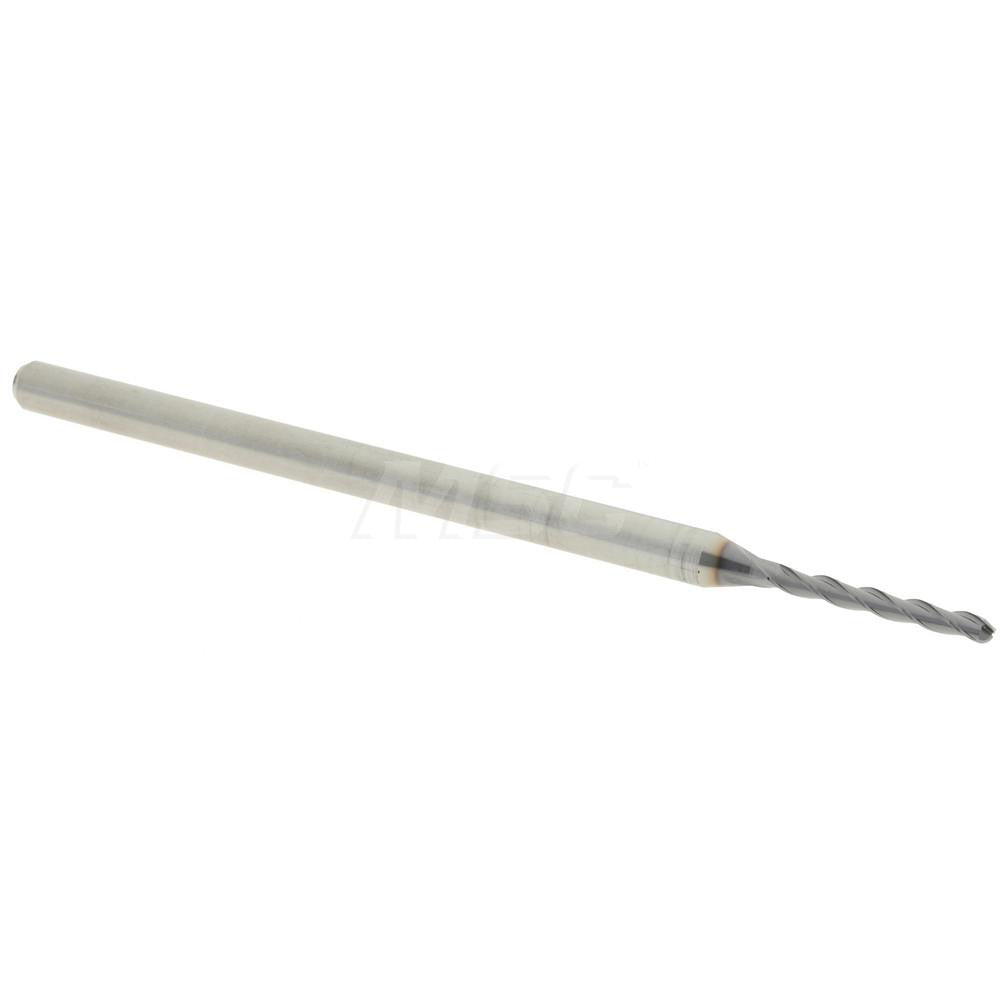 Accupro 14797477 Ball End Mill 0.06" Dia, 0.5" LOC, 3 Flute, Solid Carbide