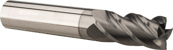 Accupro 70212774 Square End Mill 3/16'' Dia, 3/4'' LOC, 3/16'' Shank Dia, 2-1/2'' OAL, 4 Flutes, Solid Carbide