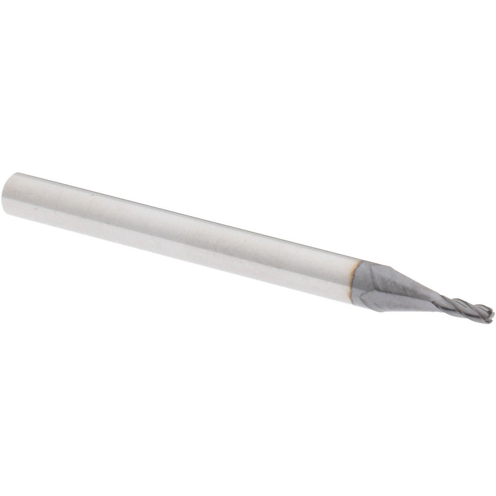 Accupro 14797551 Corner Radius End Mill 0.05" Dia, 0.15" LOC, 0.015" Radius, 4 Flutes, Solid Carbide