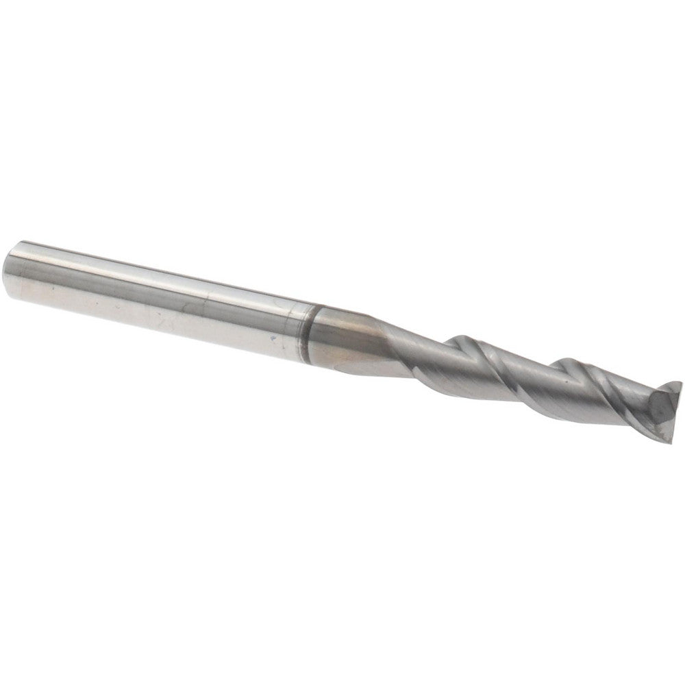 Accupro 64541667 Square End Mill 1/8'' Dia, 1/2'' LOC, 1/8'' Shank Dia, 1-1/2'' OAL, 2 Flutes, Solid Carbide