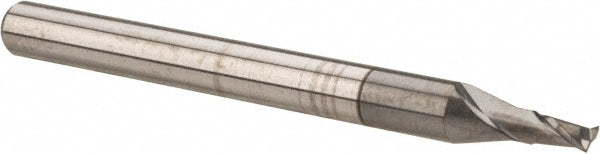 Accupro 64541675 Square End Mill 1/16'' Dia, 1/8'' LOC, 1/8'' Shank Dia, 1-1/2'' OAL, 2 Flutes, Solid Carbide