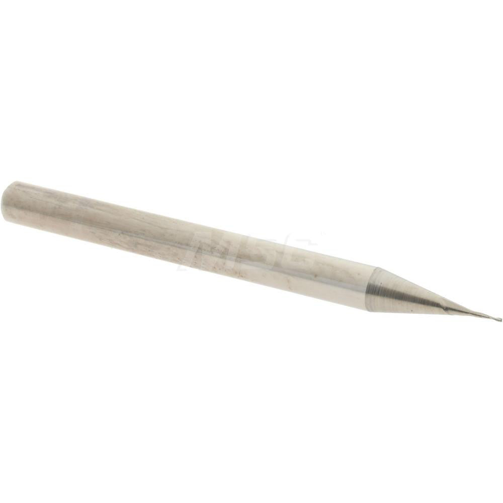 Accupro 15024274 Corner Radius End Mill 0.0150" Dia, 0.045" LOC, 0.0030" Radius, 2 Flute, Solid Carbide