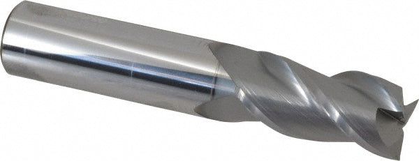 Accupro 64542814 Square End Mill 3/4'' Dia, 1-1/2'' LOC, 3/4'' Shank Dia, 4'' OAL, 3 Flutes, Solid Carbide