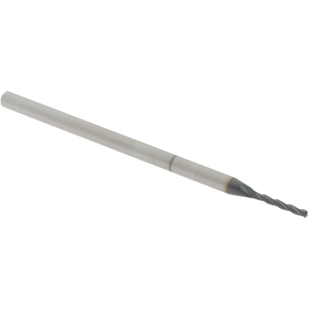 Accupro 14883546 Square End Mill 0.055" Dia, 0.385" LOC, 3 Flutes, Solid Carbide