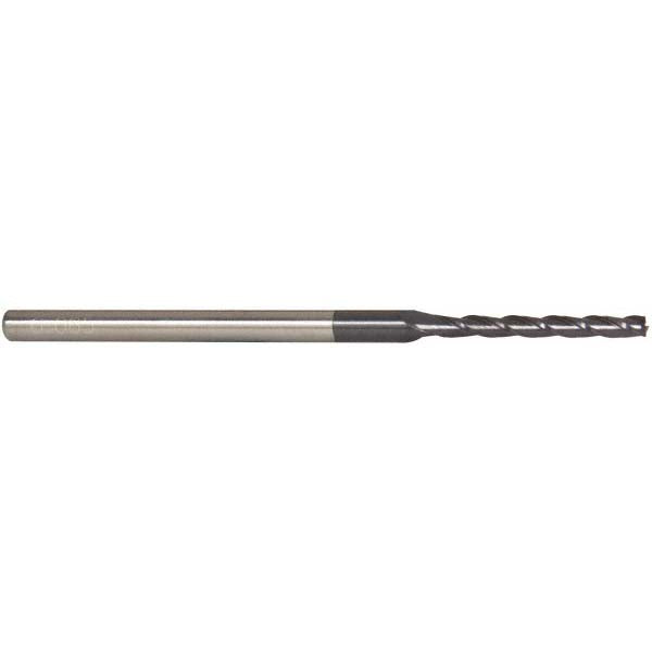 Accupro 14883557 Square End Mill 0.085" Dia, 3/4" LOC, 3 Flutes, Solid Carbide