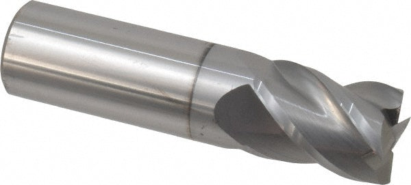 Accupro 64543440 Square End Mill 3/4'' Dia, 1'' LOC, 3/4'' Shank Dia, 3'' OAL, 4 Flutes, Solid Carbide