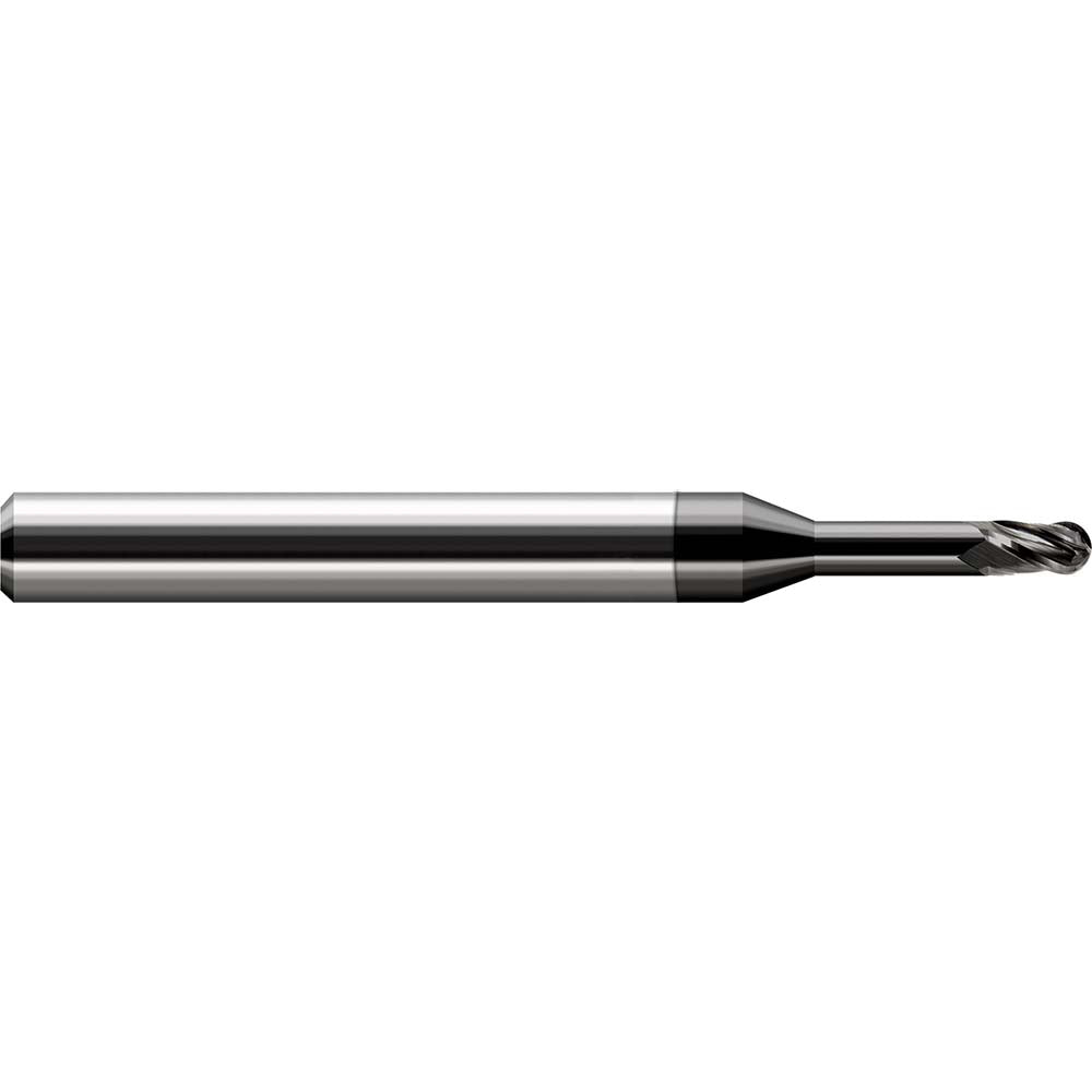 Harvey Tool 33462-C4 Ball End Mill 0.0620" Dia, 0.0930" LOC, 3 Flute, Solid Carbide