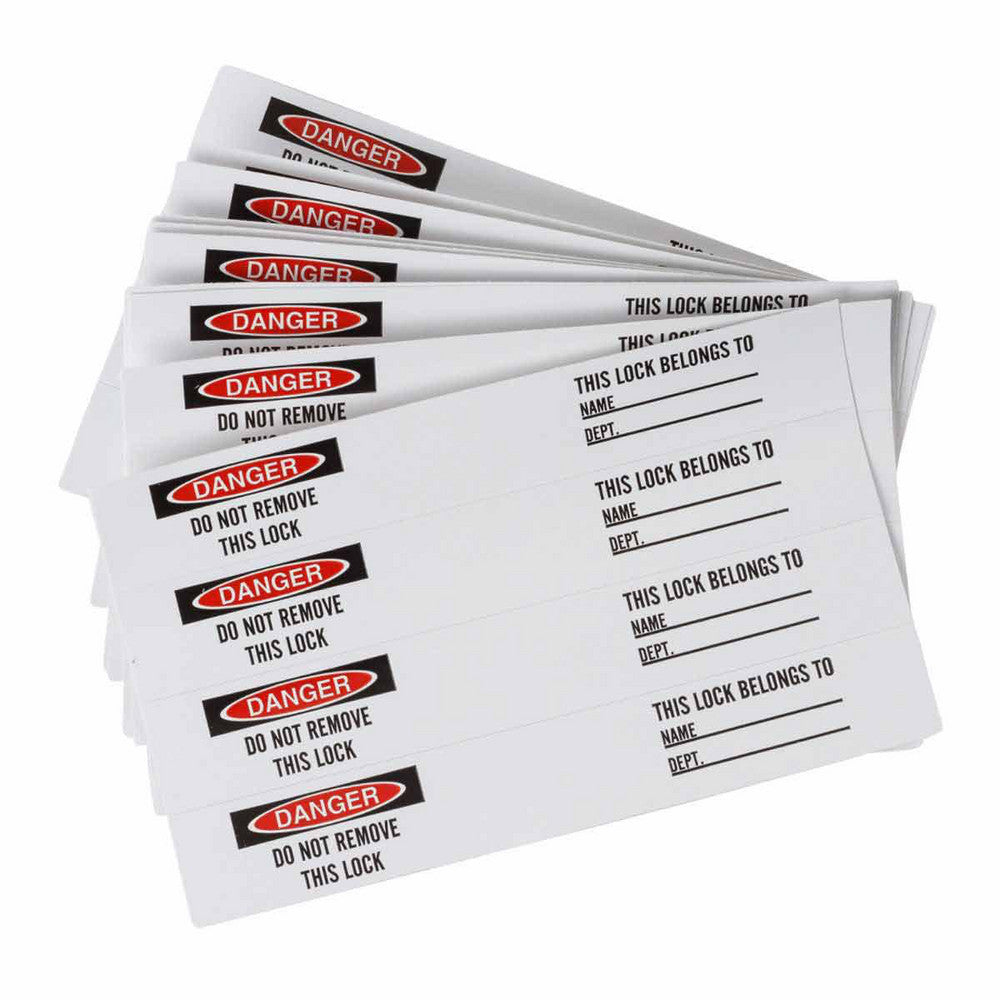 Brady 121448 Safety Label "Danger", Rectangle, 5" Wide, 0.75" High