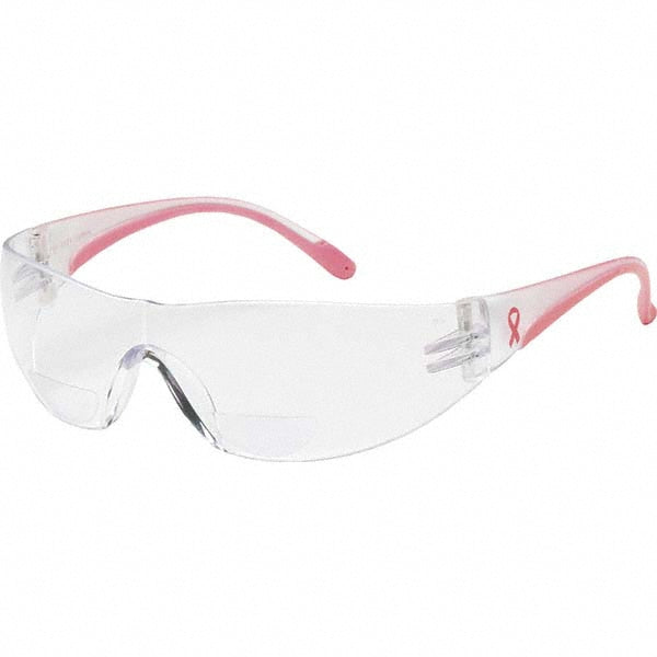 Bouton 250-12-0175 Magnifying Safety Glasses 1.75, Clear Lenses, Scratch-Resistant, ANSI Z87.1+ & CSA Z94.3