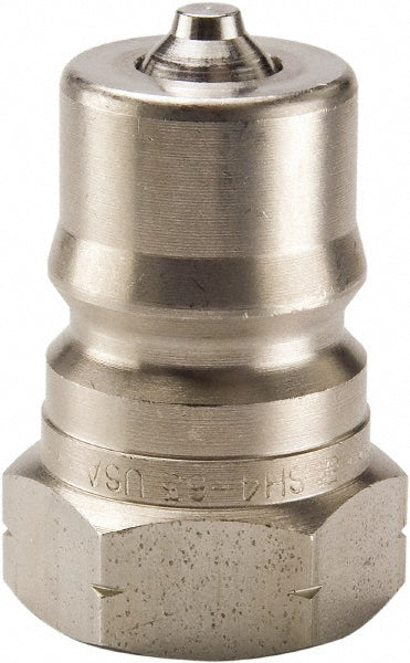 Parker SH2-63 Hydraulic Hose Female Pipe Rigid Nipple Fitting Hose Size 1/4", 1/4" Thread, 2,000 psi