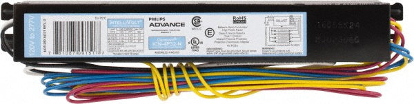 Philips Advance ICN4P32N35I 3 or 4 Lamp, 120-277 Volt, 0.45 to 0.94 Amp, 0 to 39, 40 to 79 Watt, Instant Start, Electronic, Nondimmable Fluorescent Ballast