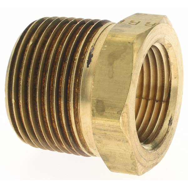 Parker PF-00248 Industrial Pipe Bushing 3/4" Female Thread, 1" Male Thread, MNPTF x FNPTF