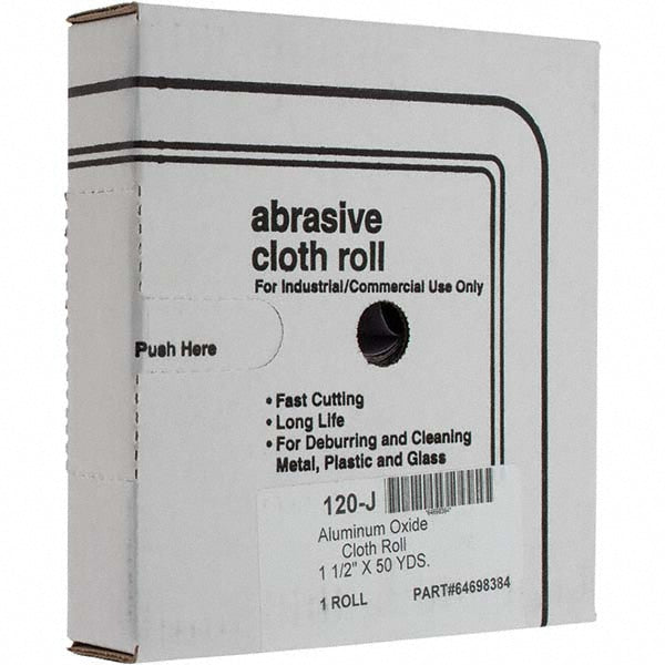 Value Collection 30157-MSC 1-1/2" x 50 Yd 120 Grit Aluminum Oxide Shop Roll