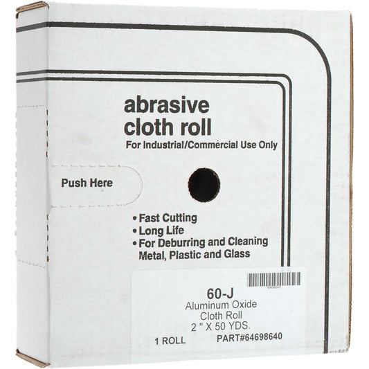 Value Collection 30172-MSC 2" x 50 Yd 60 Grit Aluminum Oxide Shop Roll