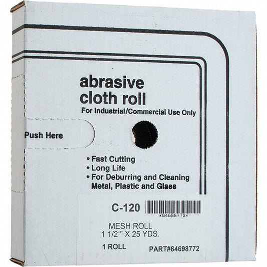 Value Collection 30713-MSC Shop Roll 120 Grit, Silicon Carbide