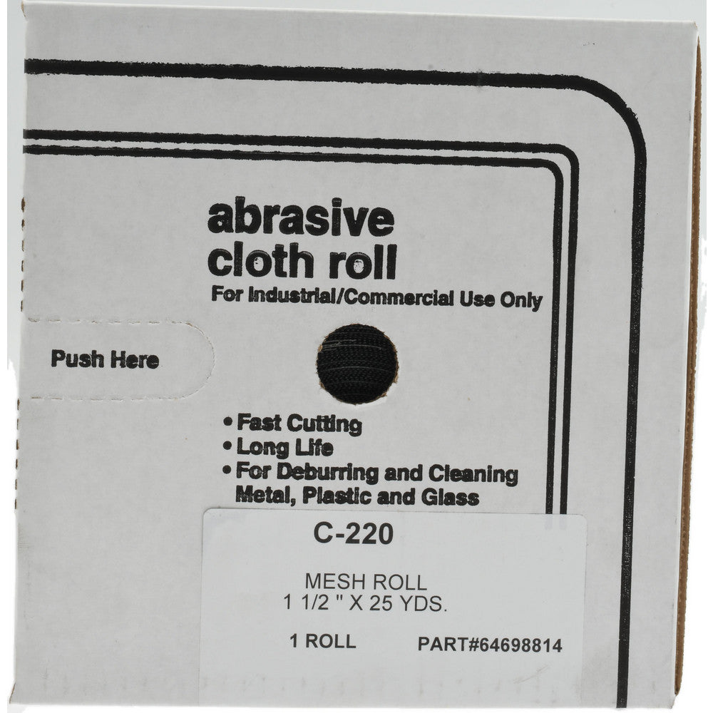 Value Collection 30710-MSC Shop Roll 220 Grit, Silicon Carbide