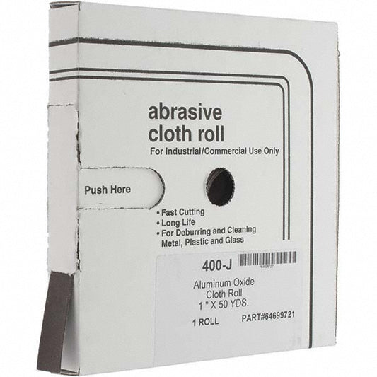 Value Collection 30138-MSC 1" x 50 Yd 400 Grit Aluminum Oxide Shop Roll