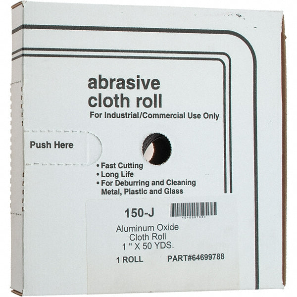 Value Collection 30144-MSC 1" x 50 Yd 150 Grit Aluminum Oxide Shop Roll