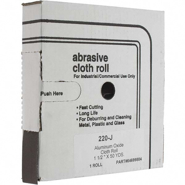 Value Collection 30154-MSC 1-1/2" x 50 Yd 220 Grit Aluminum Oxide Shop Roll